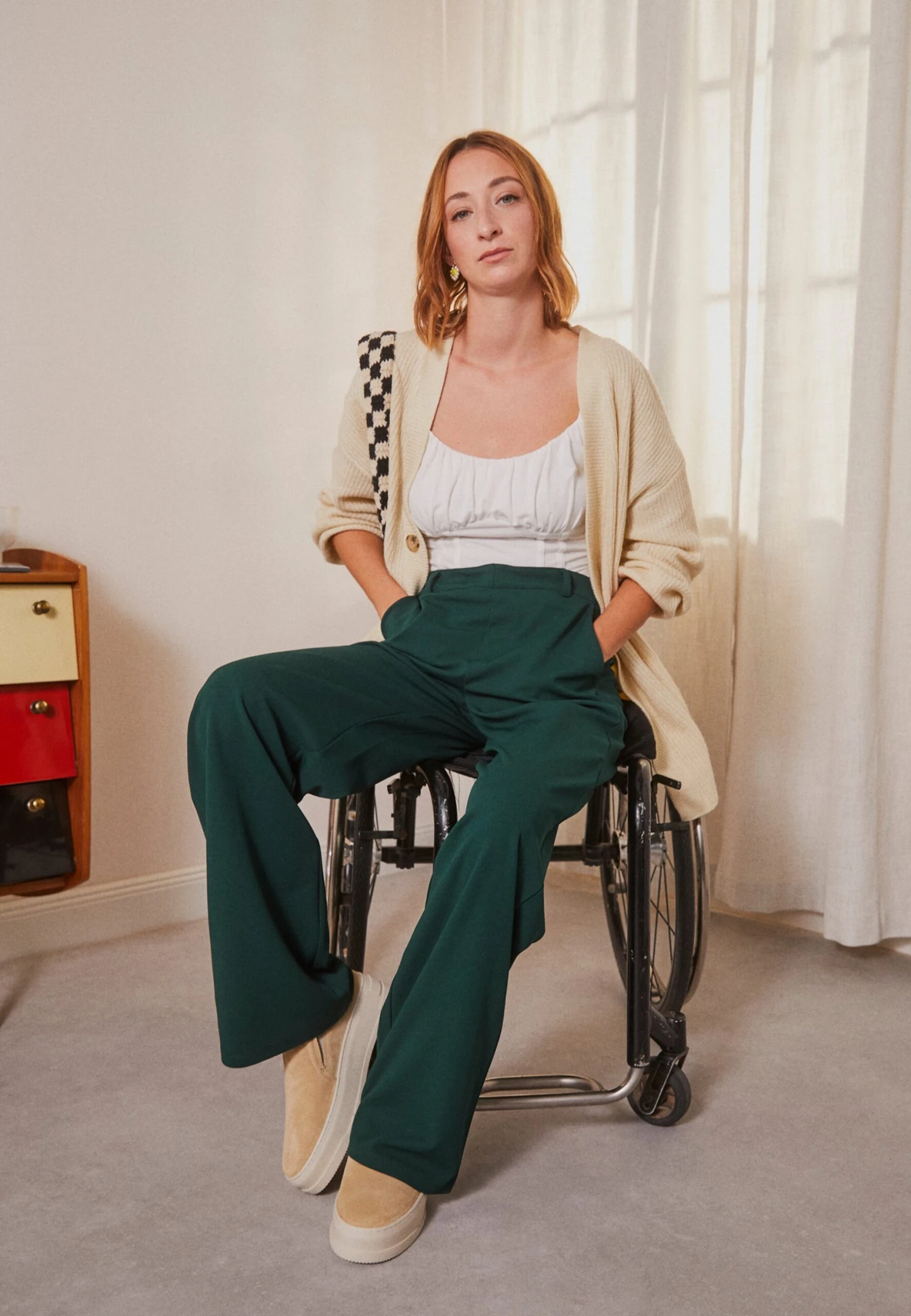 Anna Field Pantalon Classique - Dark Green - Image 2