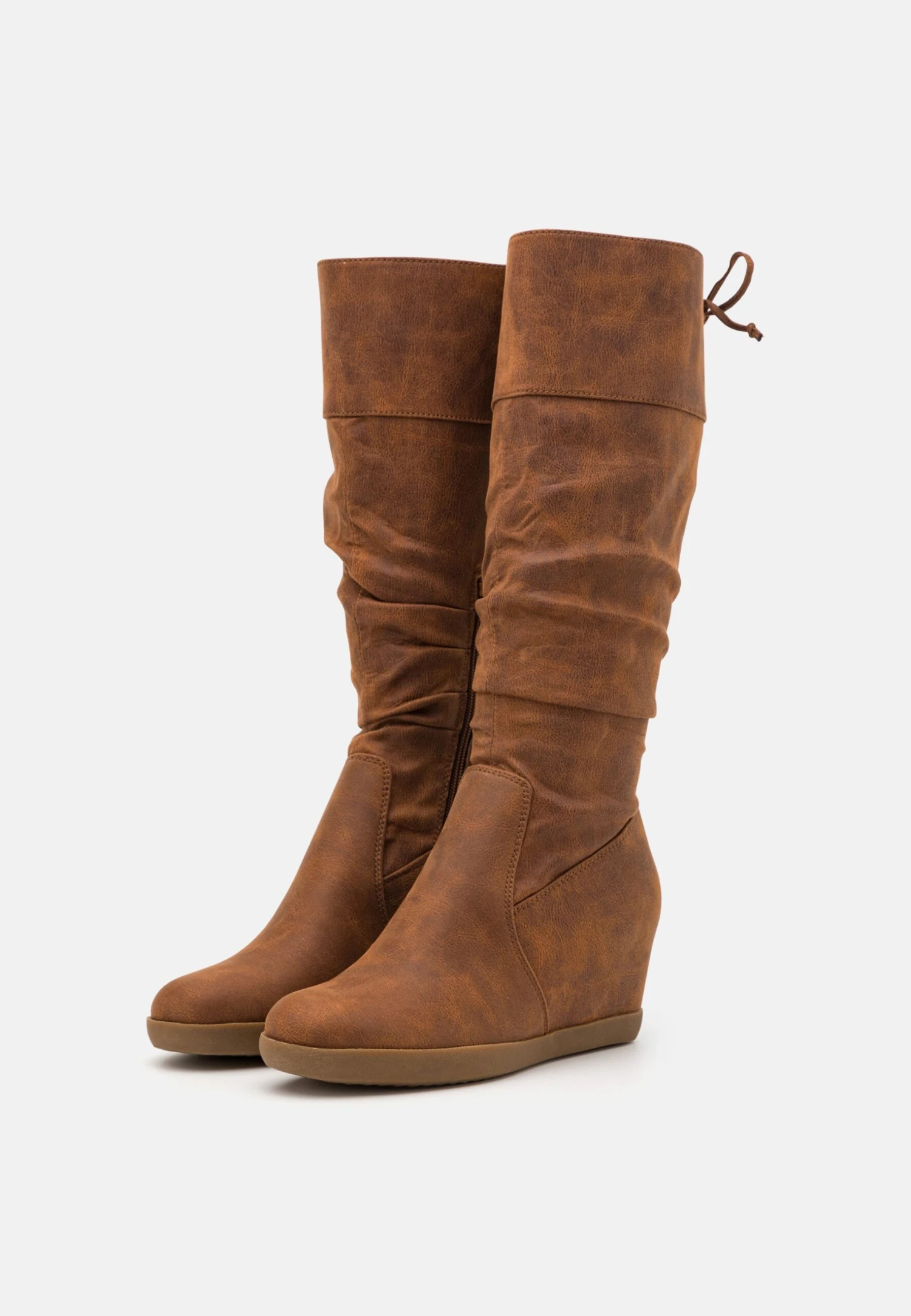 Anna Field Bottes Compensées - Cognac - Image 3