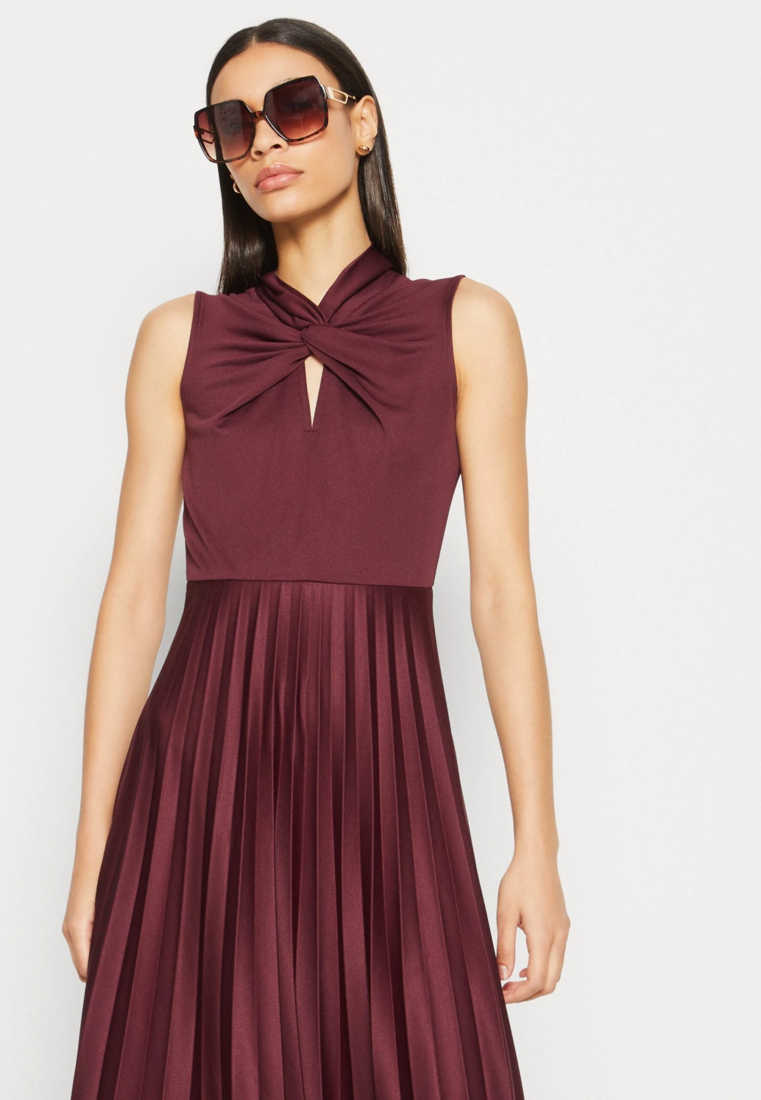 Anna Field Robe En Jersey - Bordeaux - Image 4