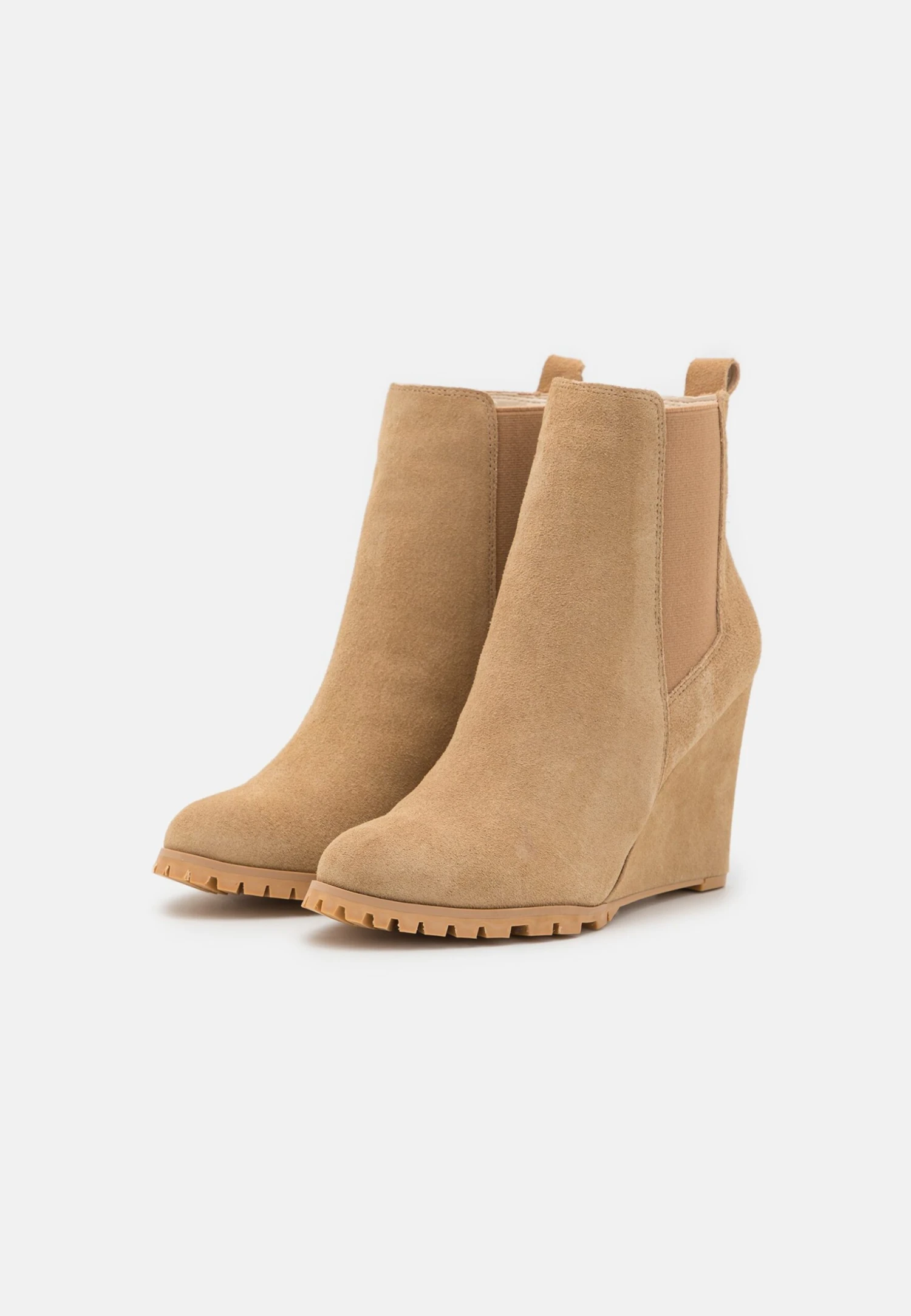 Anna Field Leather Winter Boot - Bottines À Talons Hauts - Beige - Image 3