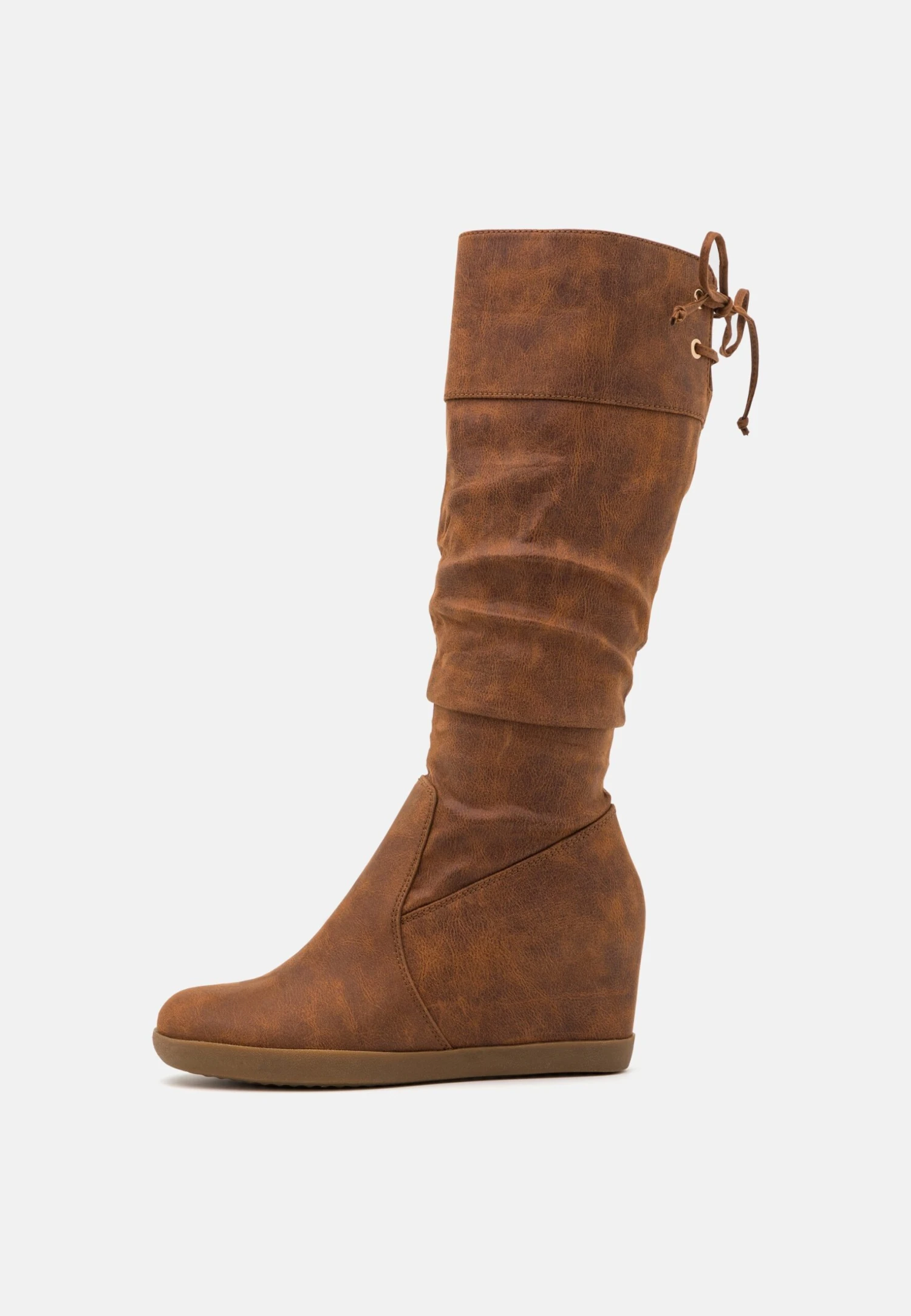 Anna Field Bottes Compensées - Cognac - Image 2