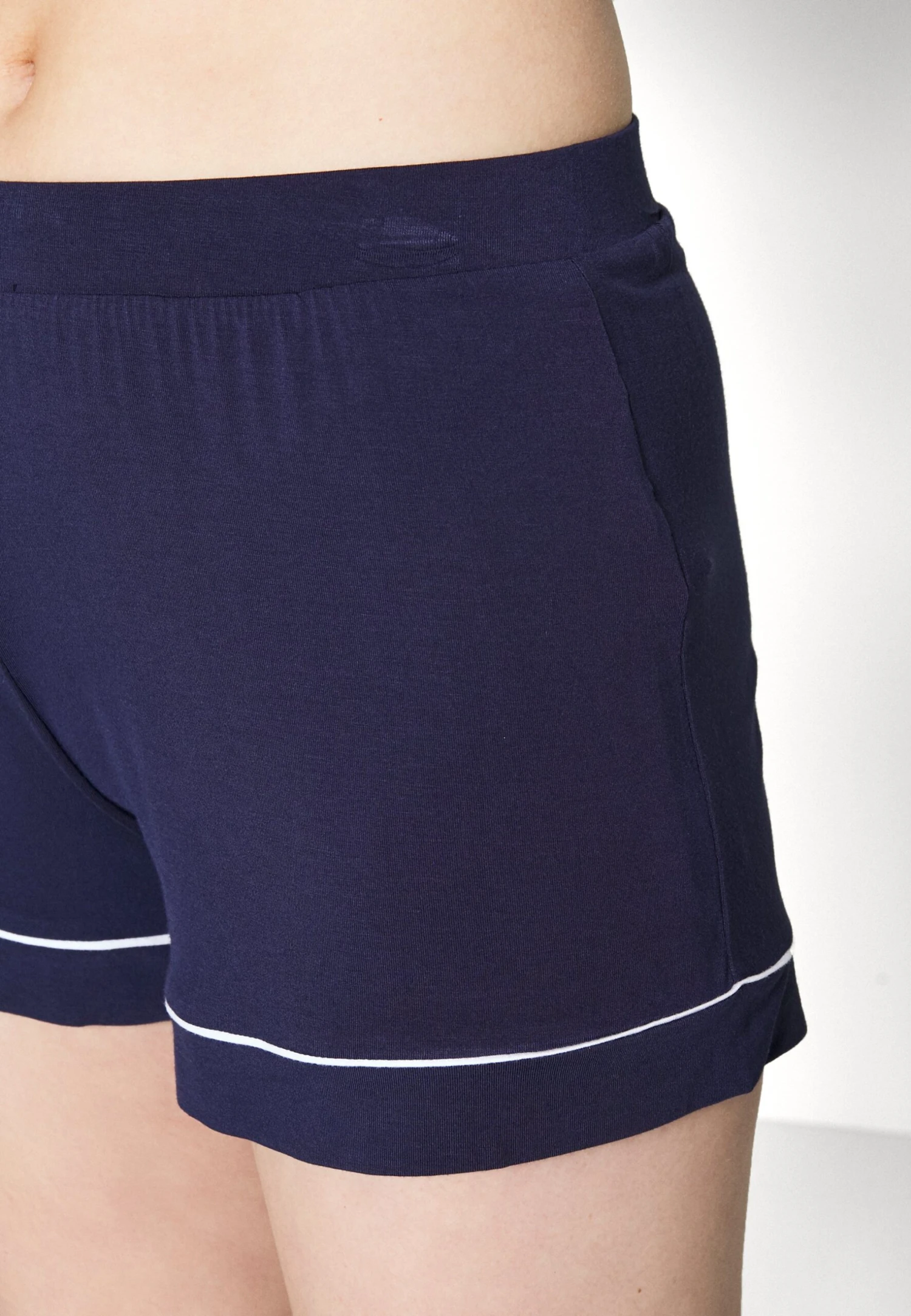 Anna Field Button Through Pj Set - Pyjama - Blue/White - Image 6